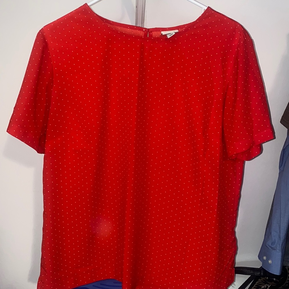 White dot blouse